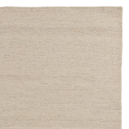 Patan Rug natural white, 80% wool & 20% organic cotton