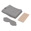 Coura Travel Set light grey melange, 100% organic cotton | URBANARA loungewear