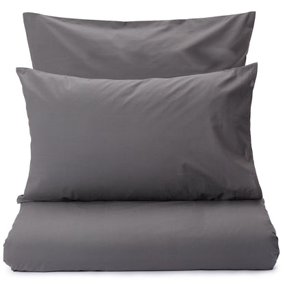 Manteigas Percale Bed Linen charcoal, 100% organic cotton