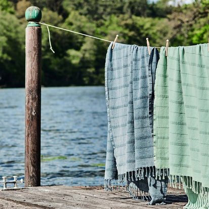 Nanzili Hammam Towel in grey | Home & Living inspiration | URBANARA