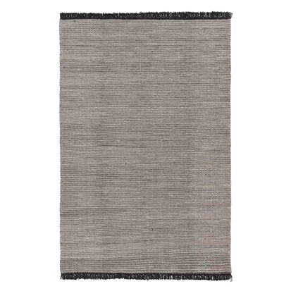 Pugal Wool Rug [Sand melange/Black]